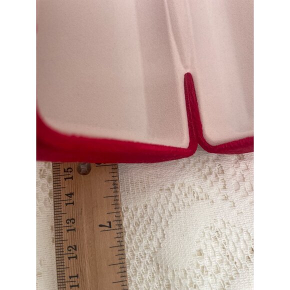 Carolina Herrera Red Velvet Jewelry Box 6" X 2.75"/Luxurious Storage Case With C - Picture 4 of 6